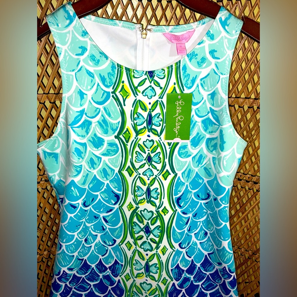 Lilly Pulitzer NWT Perla Dress 🧜♀️ Scale Back Size M 🦄 - Picture 3 of 11